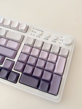 Brand new AULA S99 wireless keyboard - Lilac, creamy sound, RGB backlight, nob